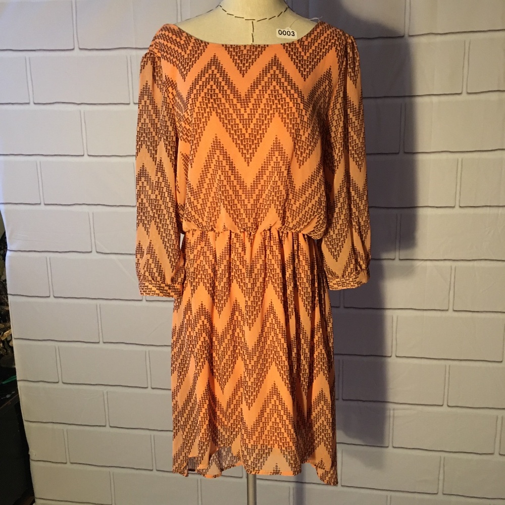 My Michelle Elegant Chiffon Dress Size Large